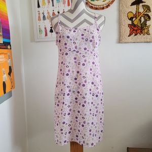 California Concepts | 90s Vintage Lavender + Purple Floral Summer Dress